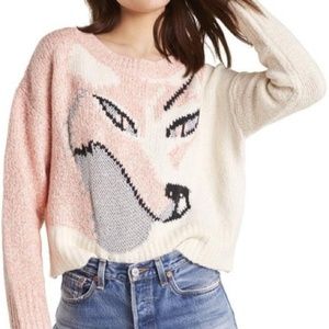 WILDFOX NWT Soft and Cozy "FOX" Knit Sweater